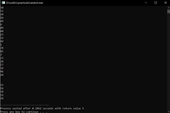 Pseudo Random Number Generator using C