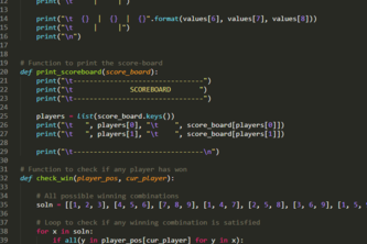 Tic Tac Toe With Python 