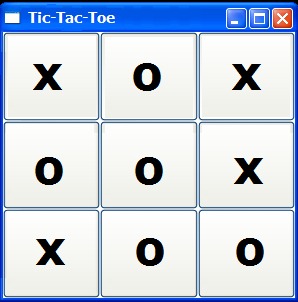 Create a Tic-Tac-Toe game – screenshot 1
