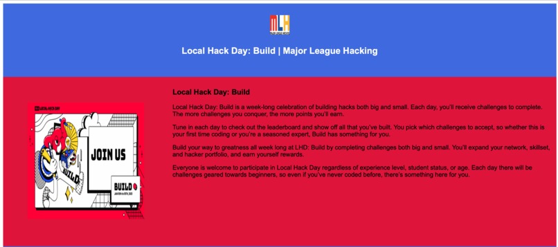 MLH Website - Redesign – screenshot 1