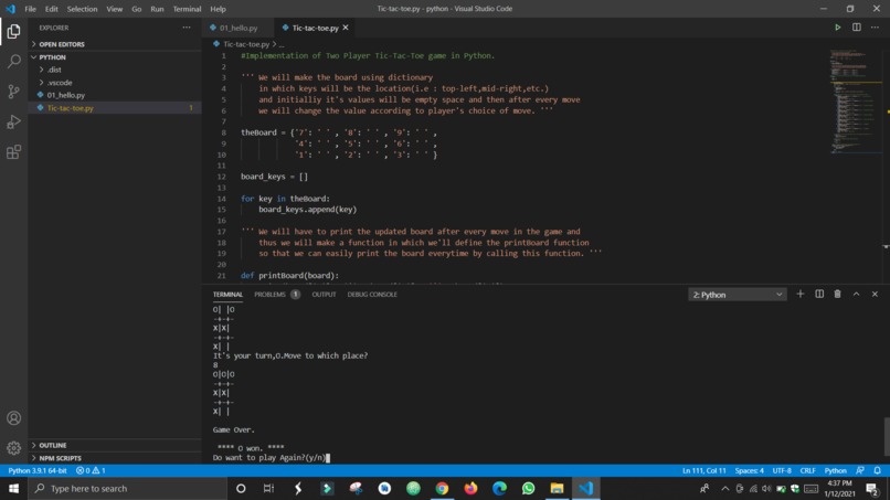 Create a Tic-Tac-Toe game | Devpost