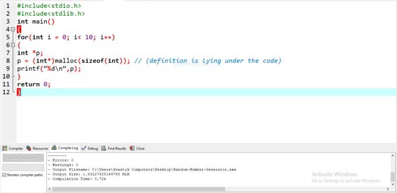 Random-Number-Generator – screenshot 1