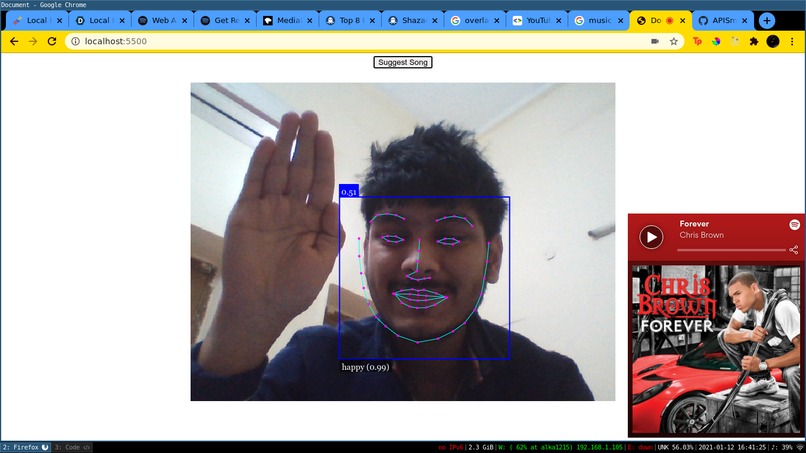 Music with Sentiment Analysis – screenshot 1