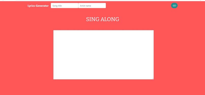 Search-lyrics – screenshot 1