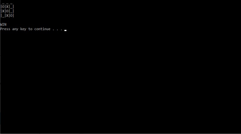 ultimate-cmd-tic-tac-toe – screenshot 1