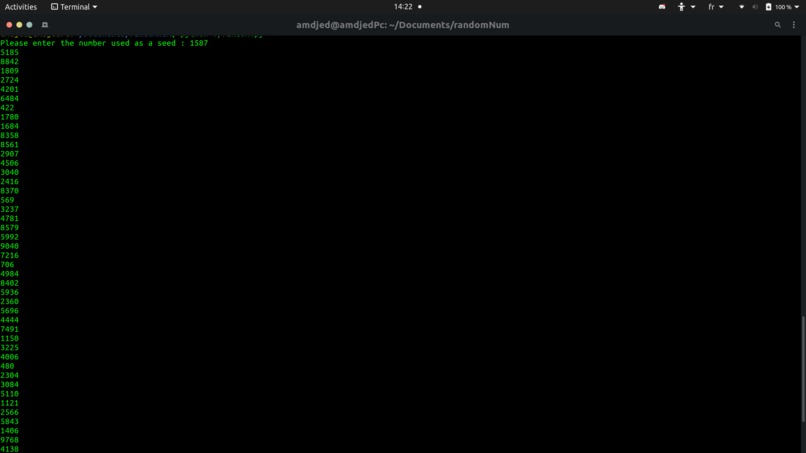 Random Number generator – screenshot 1