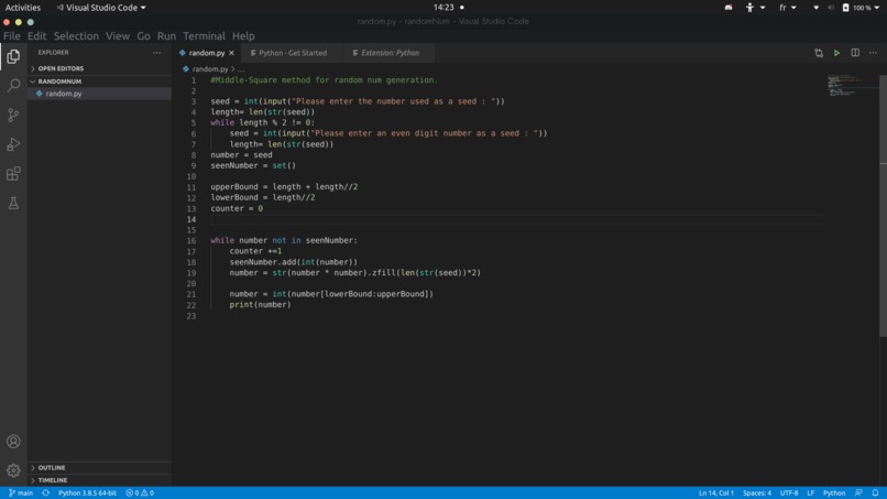 Random Number generator – screenshot 2