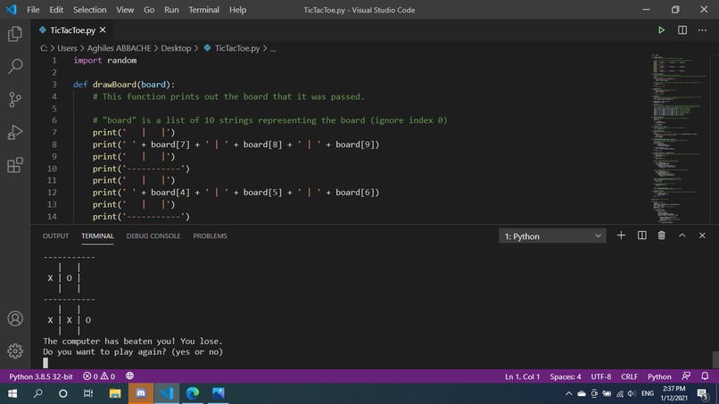  Tic-Tac-Toe game  – screenshot 1