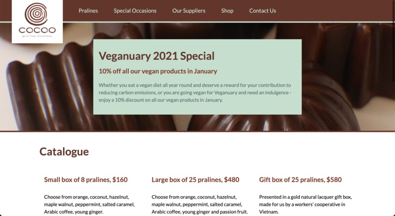Cacao – screenshot 1