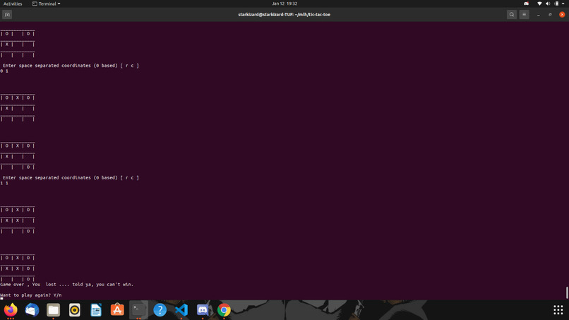 Unbeatable-tic-tac-toe – screenshot 1