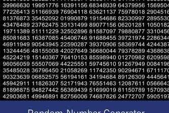 Random-Number-Generator