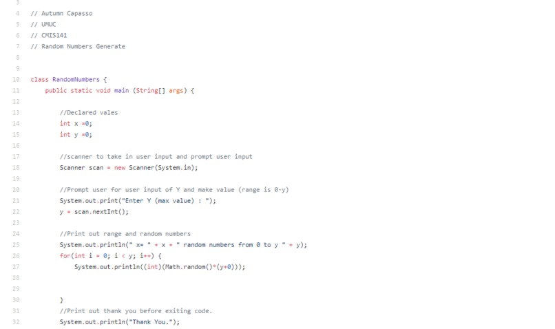 Generating Random Numbers – screenshot 1