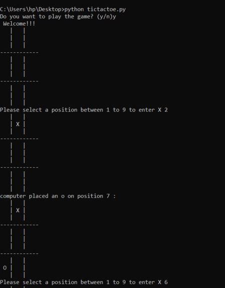 tictactoe – screenshot 1