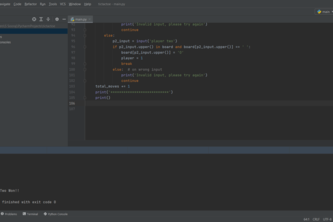 TIC TAC TOE in Python