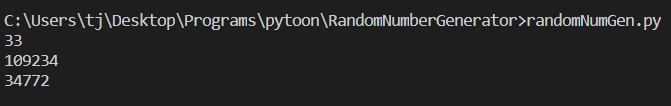 RandomNumberGenerator – screenshot 1