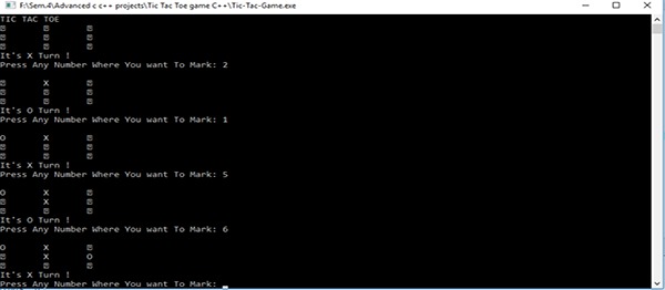 tick tac toe – screenshot 1
