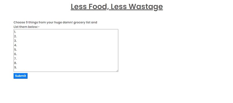 Decreasing Food Wastage – screenshot 1