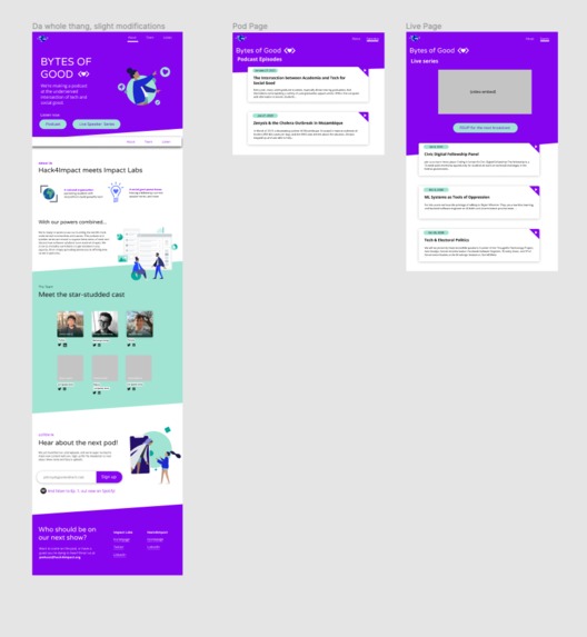 Redesign Bytes of Good Website – screenshot 1