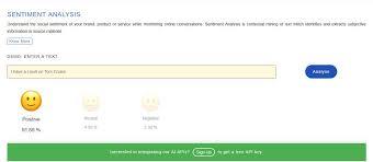 Leverage Sentiment Analysis – screenshot 2