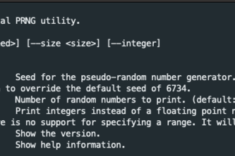 Pseudo Random Number Generator