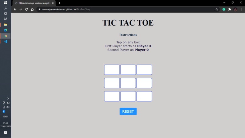 Tic Tac Toe game – screenshot 1