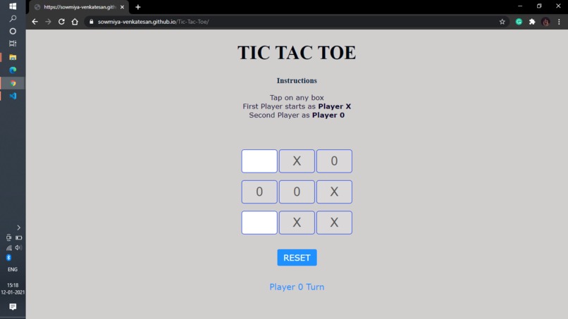 Tic Tac Toe game – screenshot 3