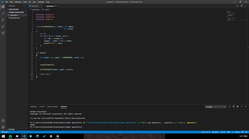 Create a Random Number Generator – screenshot 1