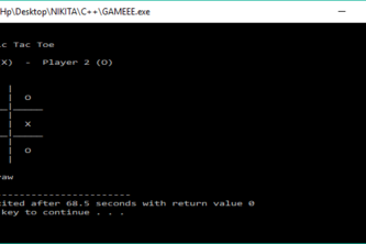 Tic Tac Toe game | Devpost