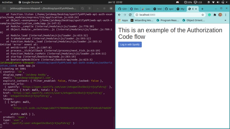 Use a Music API – screenshot 1