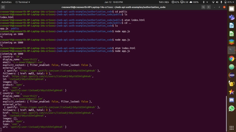 Music app – screenshot 2
