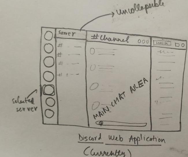 Redesigning Discord – screenshot 2