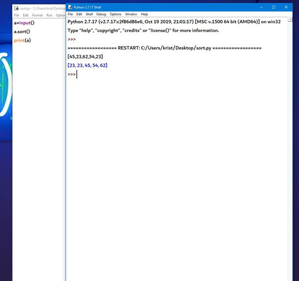 Sorting An Array – screenshot 1