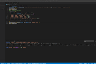 Write Code to Sort a List
