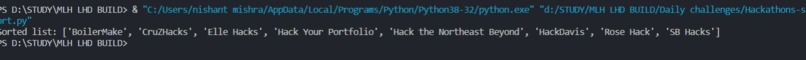  Code to Sort a List – screenshot 1