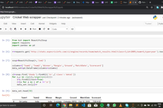 Cricket  Web Scrapper