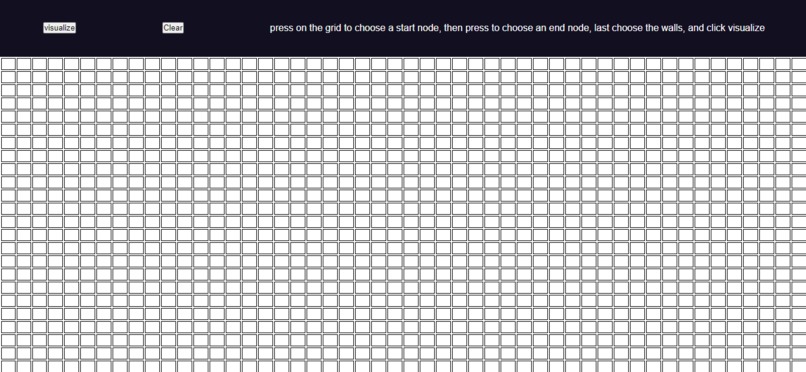 a-star search algorithm – screenshot 1