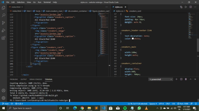 Website Redesigning – screenshot 1