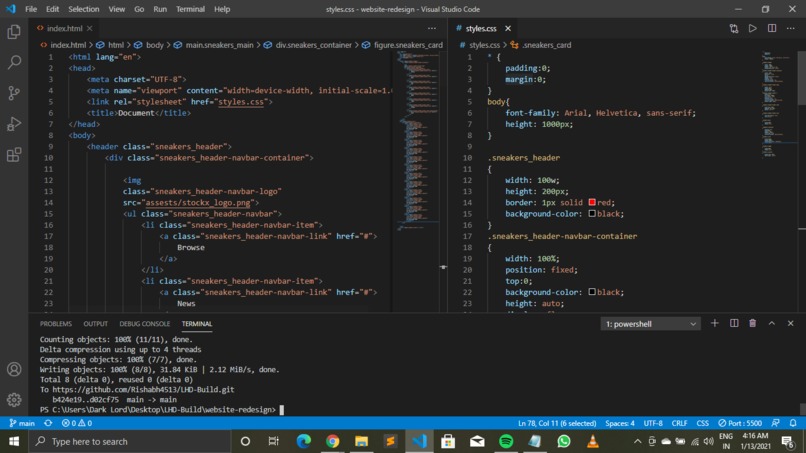 Website Redesigning – screenshot 2