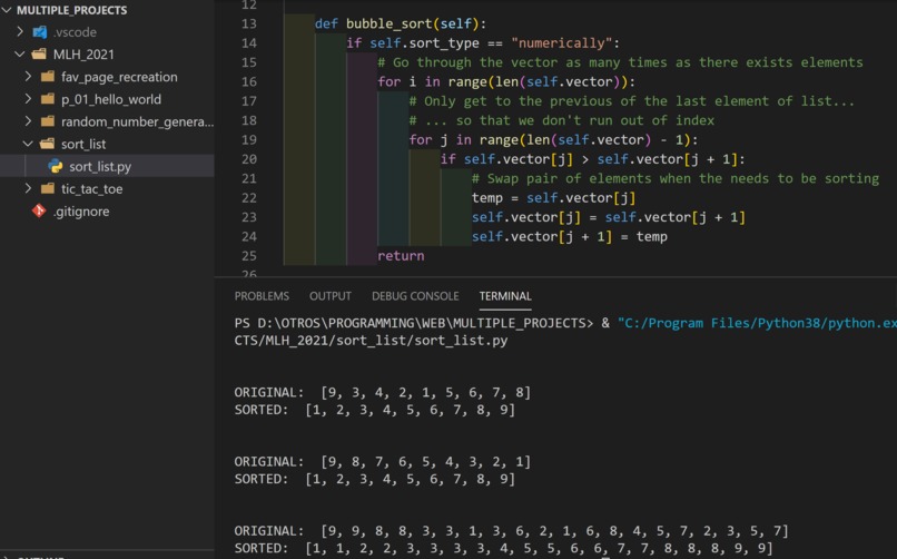 LIST SORT CHALLENGE – screenshot 1