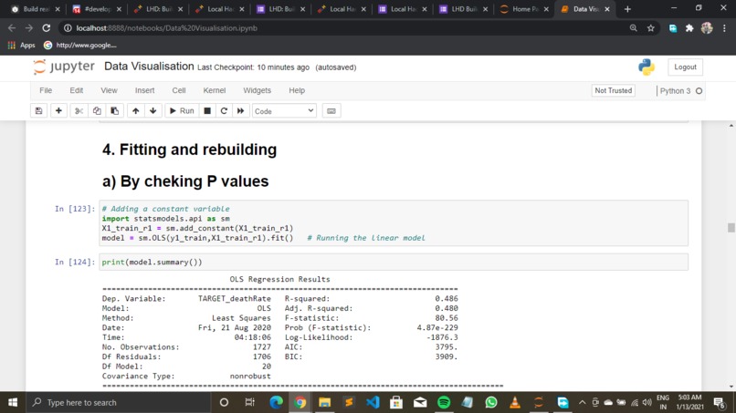 Data Visualization Project – screenshot 1