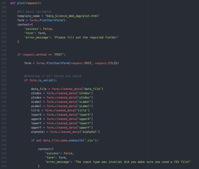 Data Science Website – screenshot 2