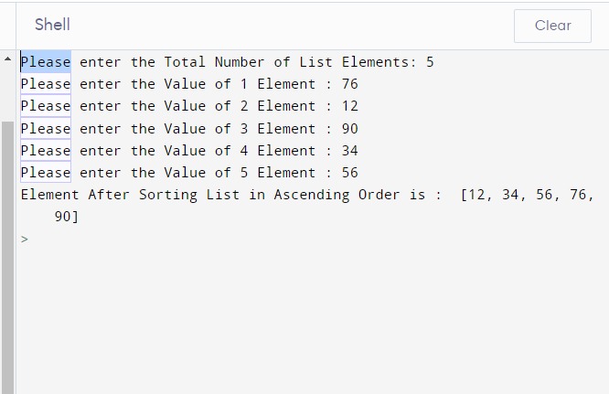 Sort-a-List – screenshot 1