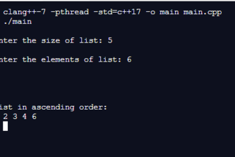 Write Code to Sort a List