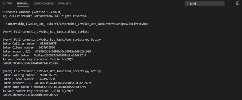 Ambulance Service Bot - Twilio – screenshot 1