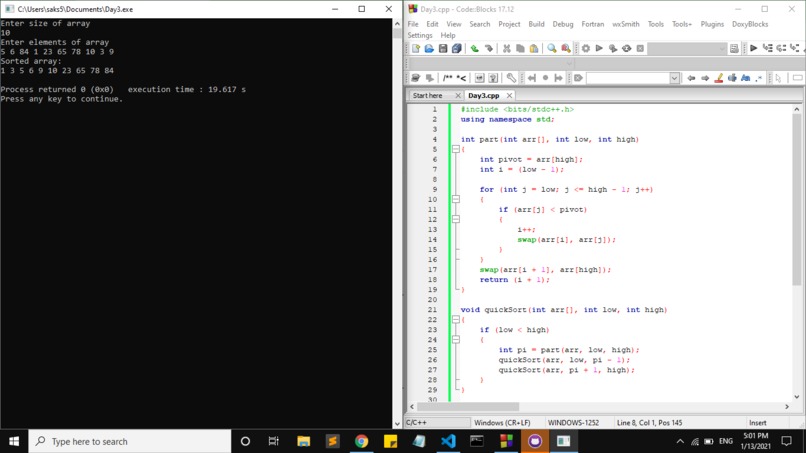 LHD: Day3-List Sorting – screenshot 1