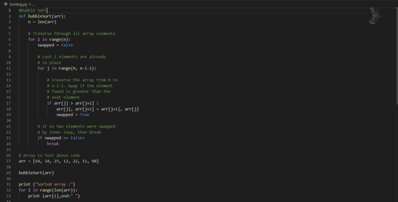 Bubble Sort – screenshot 1