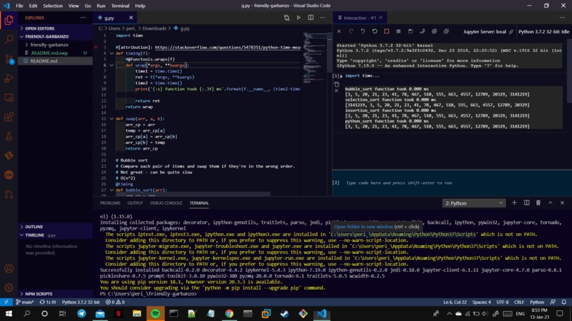 Github colab and sorting list – screenshot 3