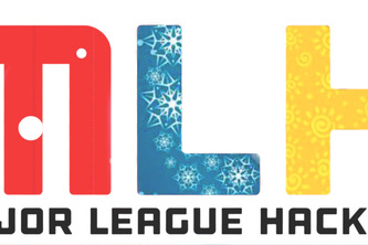 Christmas themed MLH Logo