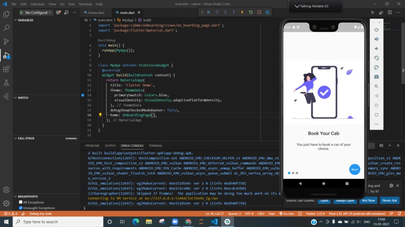 Android Emulator – screenshot 1