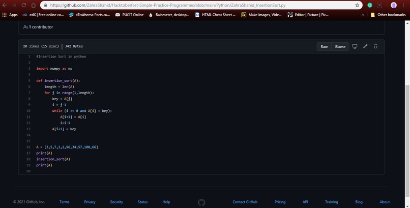 Write Code to Sort a List – screenshot 1